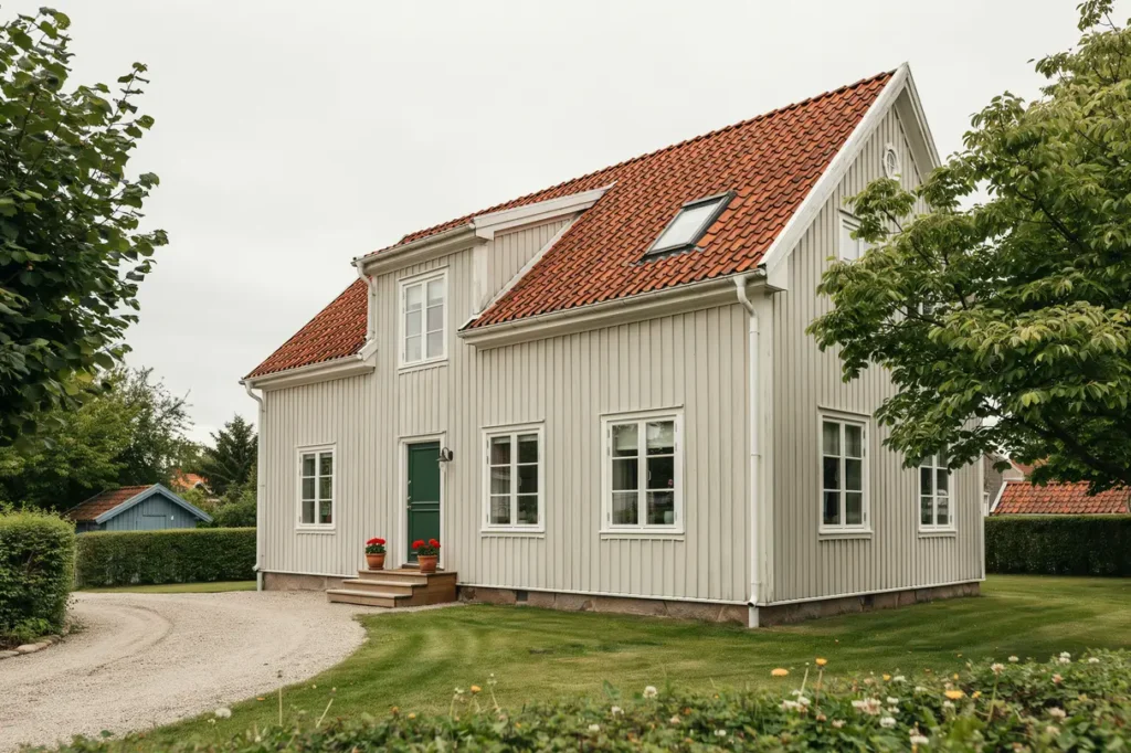 montering av takf nster p villa i hus kristianstad