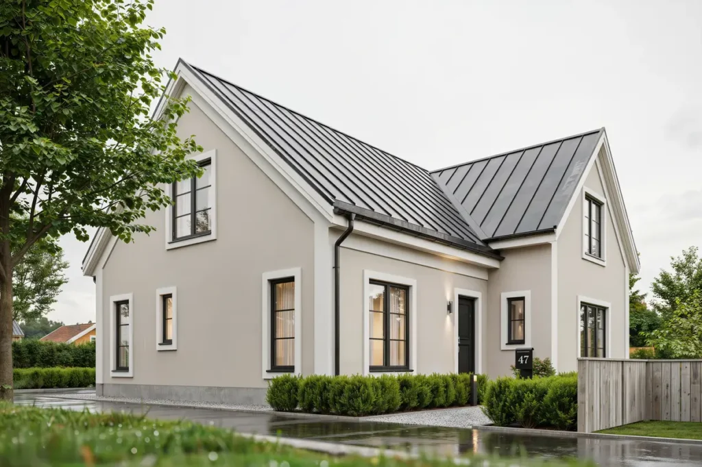takfotsrenovering med ny takfotspl t och ventilation i hus kristianstad