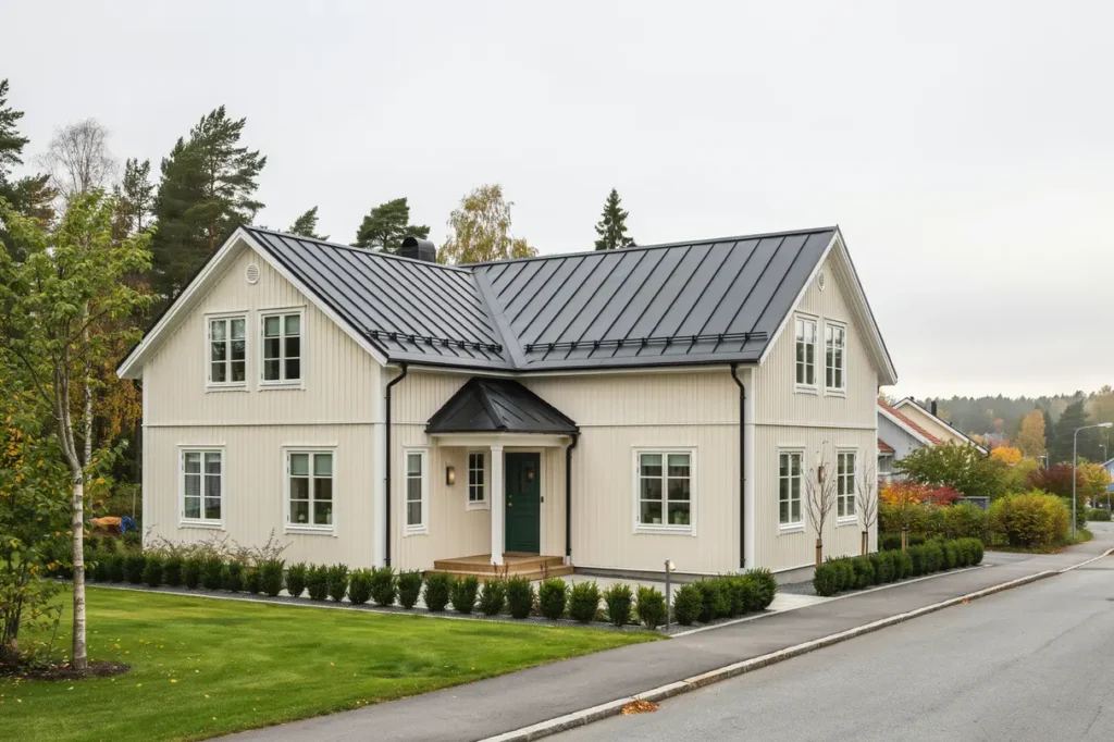 renovering av pl ttak p villa i llsj kristianstad