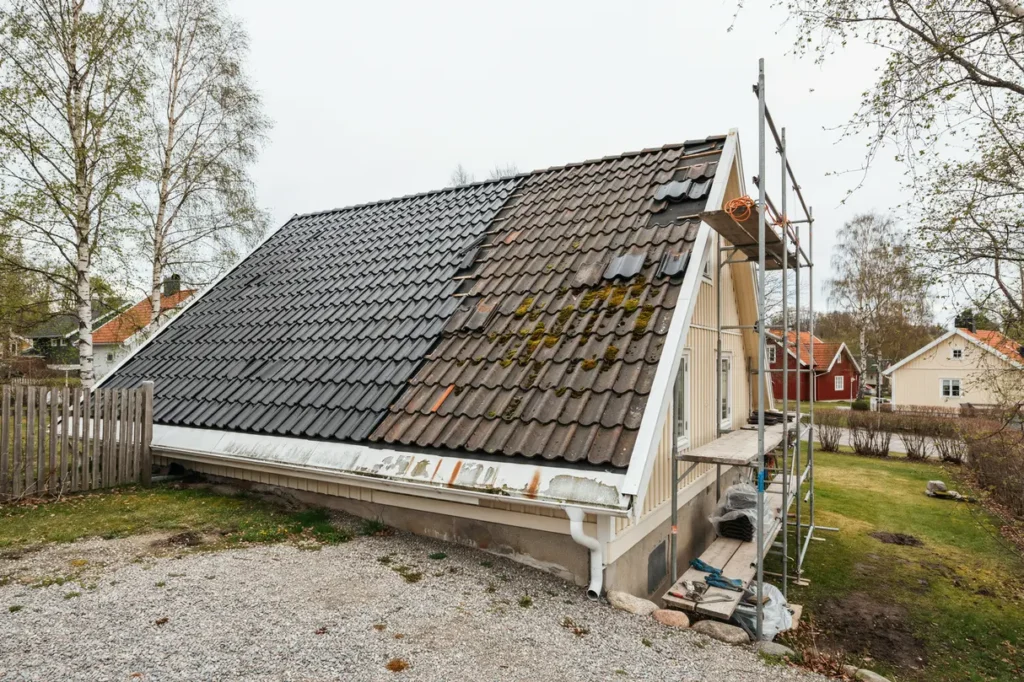 s planerar du takbyte i etapper smart l sning f r villa gare med begr nsad budget